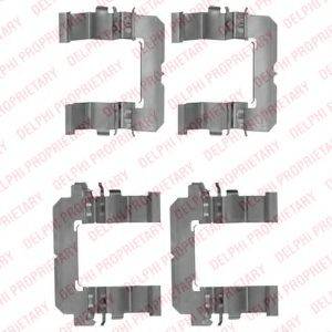 OJD (QUICK BRAKE) 1756 Комплектуючі, колодки дискового гальма