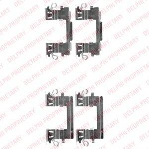 OJD (QUICK BRAKE) 1757 Комплектуючі, колодки дискового гальма
