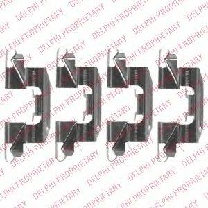 OJD (QUICK BRAKE) 1720 Комплектуючі, колодки дискового гальма