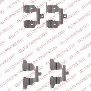 OJD (QUICK BRAKE) 1737 Комплектуючі, колодки дискового гальма