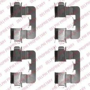 OJD (QUICK BRAKE) 1741 Комплектуючі, колодки дискового гальма
