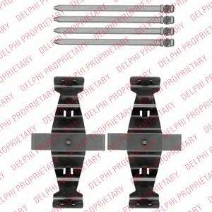 OJD (QUICK BRAKE) 1786 Комплектуючі, колодки дискового гальма