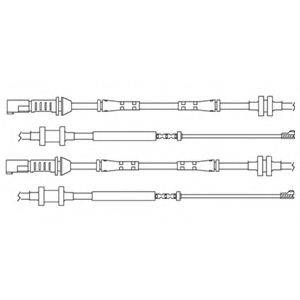 OJD (QUICK BRAKE) WS0285A Контрольний контакт, контроль шару гальмівних колодок