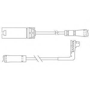 OJD (QUICK BRAKE) WS0295A Контрольний контакт, контроль шару гальмівних колодок