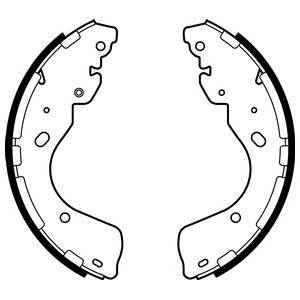KAVO PARTS BS7436 Комплект гальмівних колодок