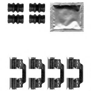 OJD (QUICK BRAKE) 109-1858 Комплектуючі, колодки дискового гальма
