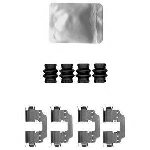 OJD (QUICK BRAKE) 109-1881 Комплектуючі, колодки дискового гальма
