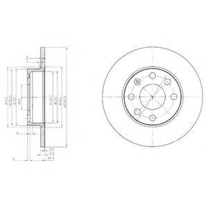 FEDERAL MOGUL RT2915 гальмівний диск