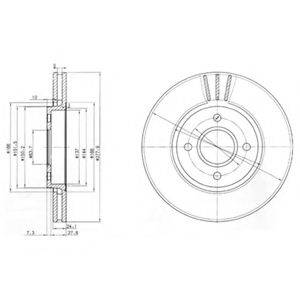 FEDERAL MOGUL RT3190 гальмівний диск