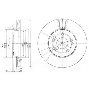 FEBI BILSTEIN 10686 гальмівний диск