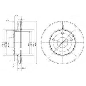 FEDERAL MOGUL RT2525 гальмівний диск