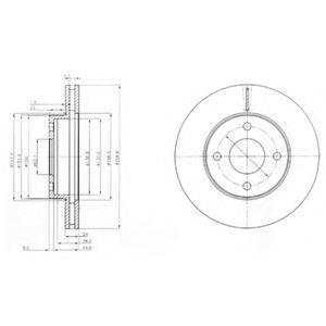 FEDERAL MOGUL RT2526 гальмівний диск