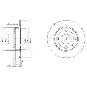 FEDERAL MOGUL RT2963 гальмівний диск