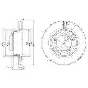 FEBI BILSTEIN 10763 гальмівний диск