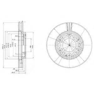 FEDERAL MOGUL DDF1441 гальмівний диск