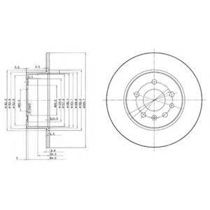 FEBI BILSTEIN 23544 гальмівний диск