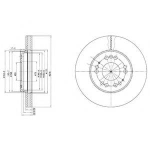 FEDERAL MOGUL RT2139 гальмівний диск