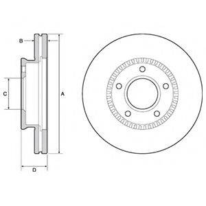 MAZDA S10H-33-25X гальмівний диск