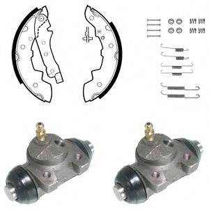 BENDIX 381023B Комплект гальм, барабанний гальмівний механізм