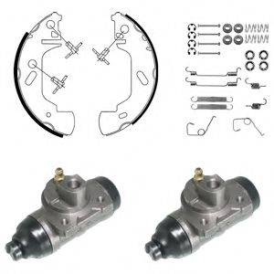 ROULUNDS BRAKING 685502 Комплект гальм, барабанний гальмівний механізм