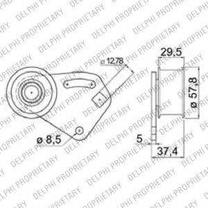 INA KD459.20 Комплект ременя ГРМ