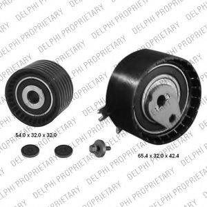 INA KD455.57 Комплект ременя ГРМ