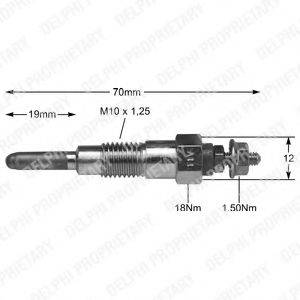 AUTO DELTA 3400 Свічка розжарювання
