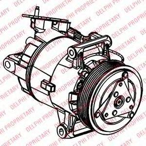 DELPHI TSP0155927 Компресор, кондиціонер