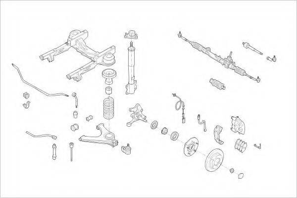DELPHI FORD08794F Підвіска колеса