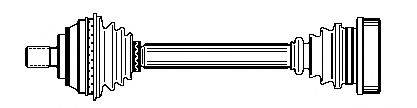 LOBRO 301199 Приводний вал