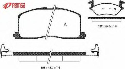 METZGER 21949 Комплект гальмівних колодок, дискове гальмо