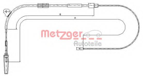 SPIDAN 440065 Трос, стоянкова гальмівна система