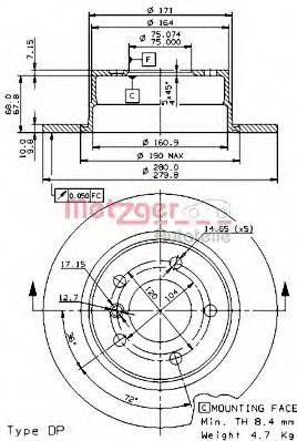 METZGER 14860 V