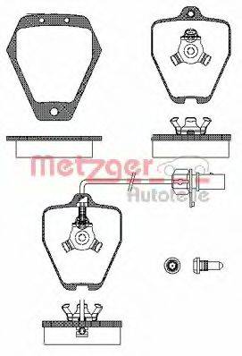 MINTEX MDB2145 Комплект гальмівних колодок, дискове гальмо