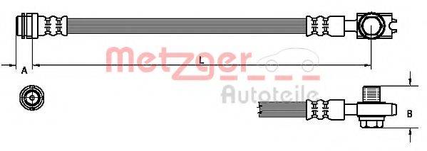 PEX 89.0017 Гальмівний шланг