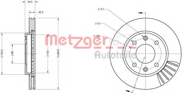 METZGER 6110173