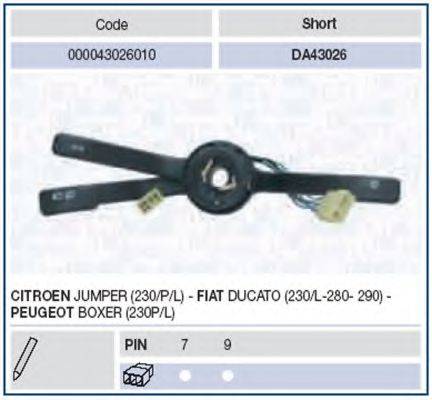 MAGNETI MARELLI 43026 Вимикач на колонці кермового керування