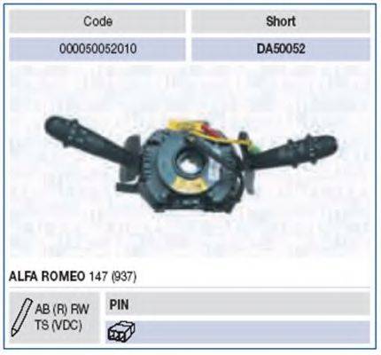 MAGNETI MARELLI DA50052 Вимикач на колонці кермового керування