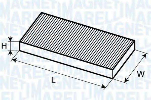 MAGNETI MARELLI 350203062270 Фільтр, повітря у внутрішньому просторі