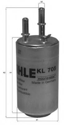MAGNETI MARELLI KL705 Паливний фільтр