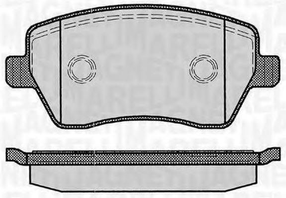 LUCAS ENGINE DRIVE 6133321 Комплект гальмівних колодок, дискове гальмо