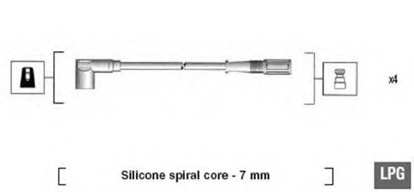 MAGNETI MARELLI MSK583 Комплект дротів запалювання