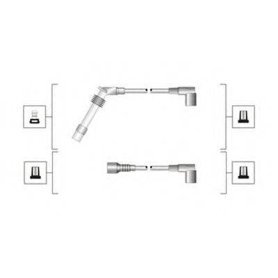 MAGNETI MARELLI MSQ0102 Комплект дротів запалювання