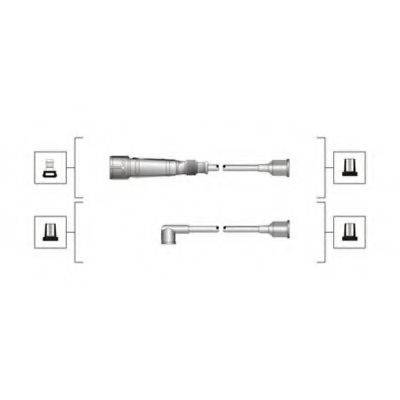 MAGNETI MARELLI MSQ0103 Комплект дротів запалювання