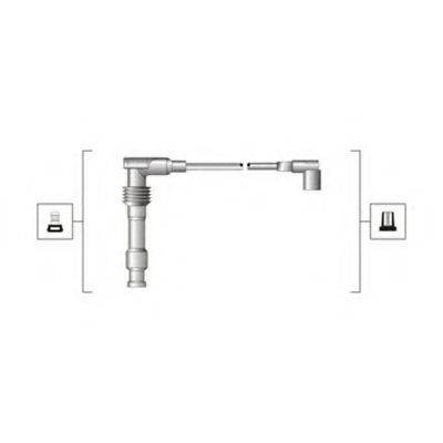 MAGNETI MARELLI MSQ0108 Комплект дротів запалювання