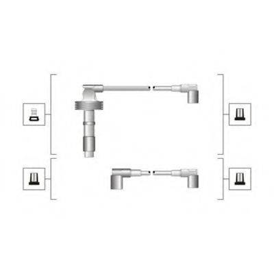 MAGNETI MARELLI MSQ0116 Комплект дротів запалювання