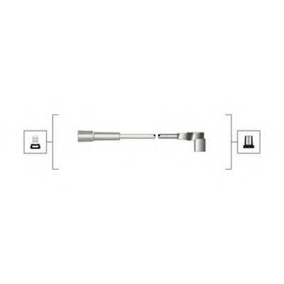 MAGNETI MARELLI MSQ0120 Комплект дротів запалювання