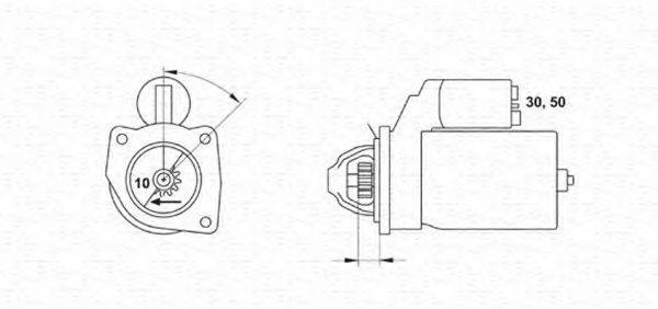 MAGNETI MARELLI 63227564 Стартер