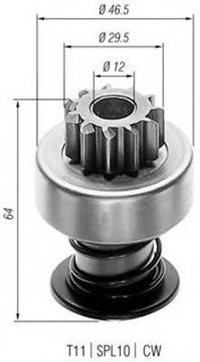 BOSCH 9001082749 Привід із механізмом вільного ходу, стартер