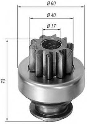 LUCAS ELECTRICAL 54247034 Провідна шестерня стартер